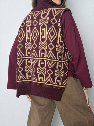 Gilet Mountain Bordeaux