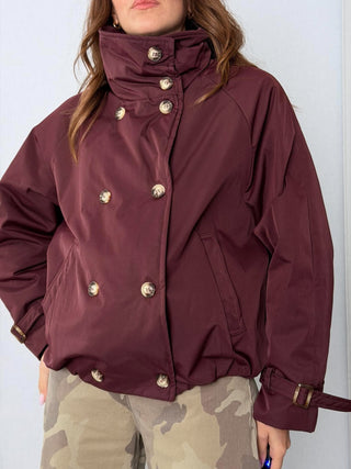 Bomber imbottito Tropea Bordeaux
