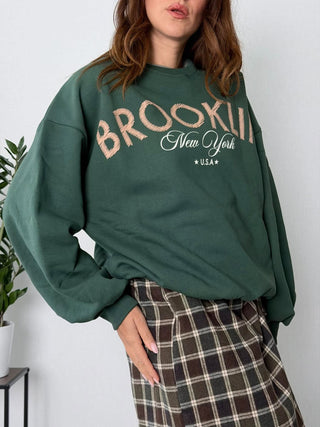 Felpa Brooklin Verde - Susy Mix