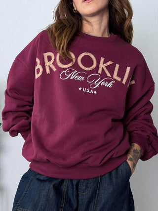 Felpa Brooklin Bordeaux - Susy Mix