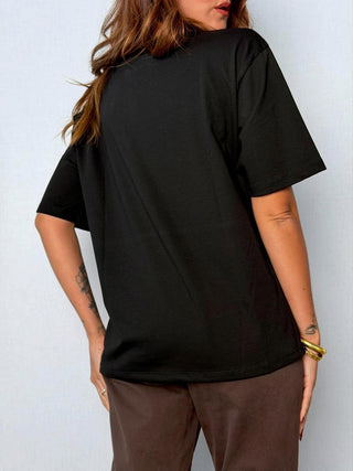 T-Shirt Rock & Roll Nero - Susy Mix