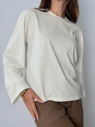 T-shirt manica a calla latte - Susy Mix