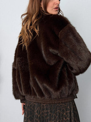 Bomber ecopelliccia Vignola Moro