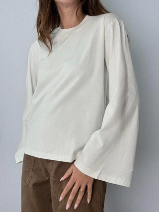 T-shirt manica a calla latte - Susy Mix