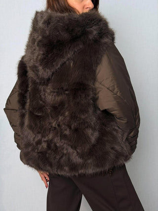 Bomber ecopelliccia Marsciano Moro