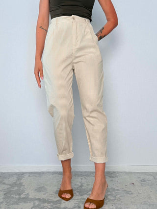 Pantalone cotone righe 5283