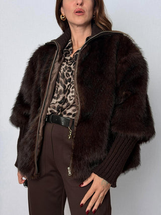 Bomber ecopelliccia Rignano Moro