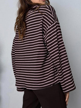 Maglia riga Lucca Rosa