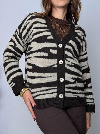 Cardigan zebra Moro - Susy Mix