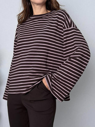 Maglia riga Lucca Rosa