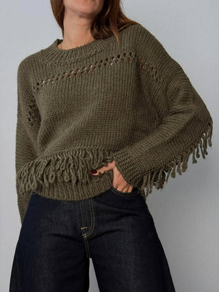 Maglia frangia militare - Susy Mix