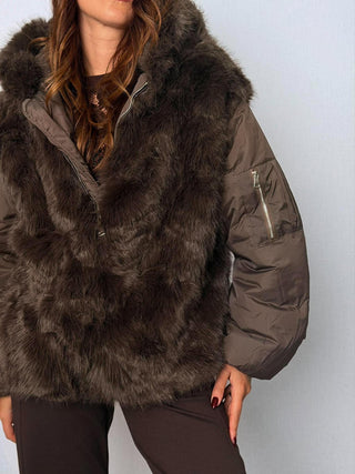 Bomber ecopelliccia Marsciano Moro