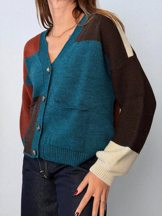 Cardigan multicolor Ottanio