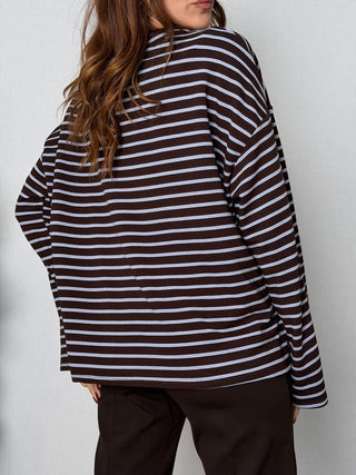 Maglia riga Lucca Celeste