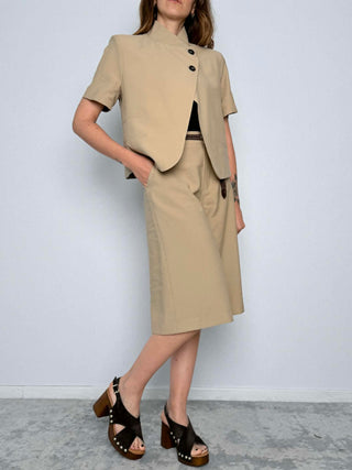 Half-sleeve button-up jacket - HaveOne