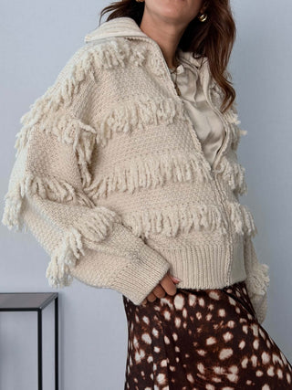 Cardigan frangette - HaveOne