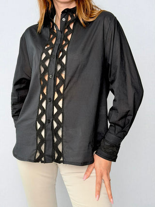 Muslin shirt with lace - HaveOne