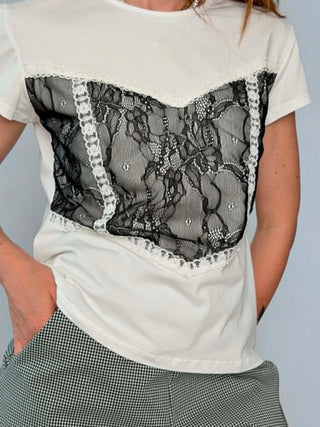 T-Shirt pizzo 56288