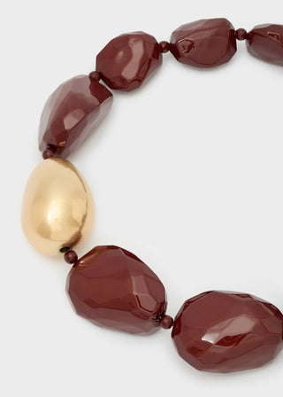 COLLANA UDON CON SFERE IN RESINA