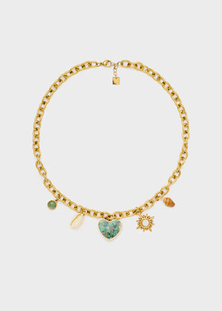 COLLANA CHAIN MULTICHARMS