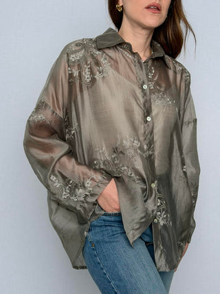 Camicia ricamo Susy Mix Salvia