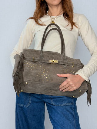 Tiziana suede bag