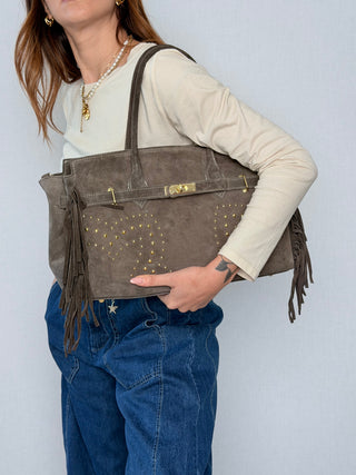 Tiziana suede bag