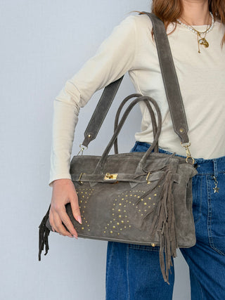 Tiziana suede bag