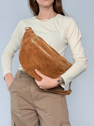 Marsupio grande Camoscio