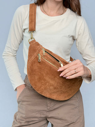 Marsupio grande Camoscio