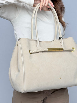Nalì Suede Shoulder Bag