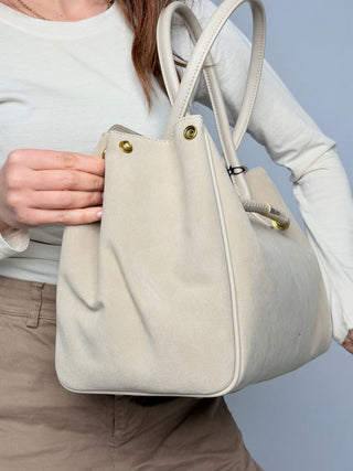 Nalì Suede Shoulder Bag