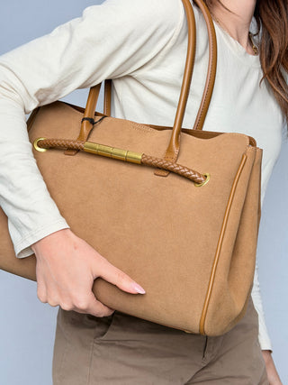 Nalì Suede Shoulder Bag
