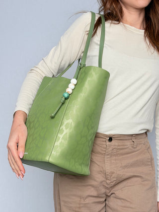 Borsa secchiello con ciondoli Nalì