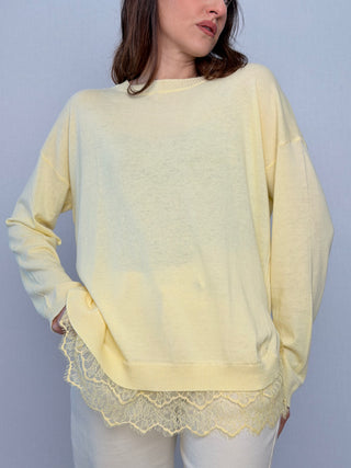 Maglia fondo pizzo Susy Mix