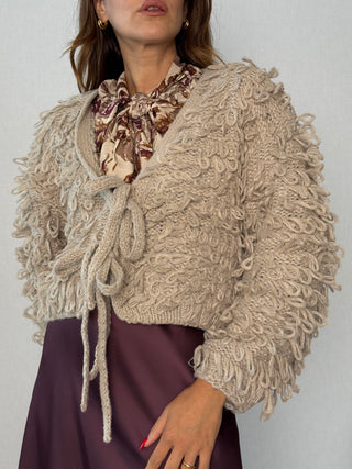 Cardigan Pizzoli Beige
