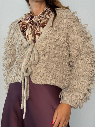 Cardigan Pizzoli Beige