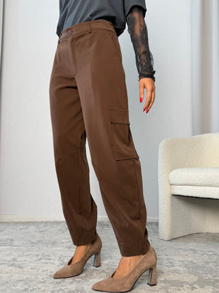 Pantalone Carrot Cargo Moro