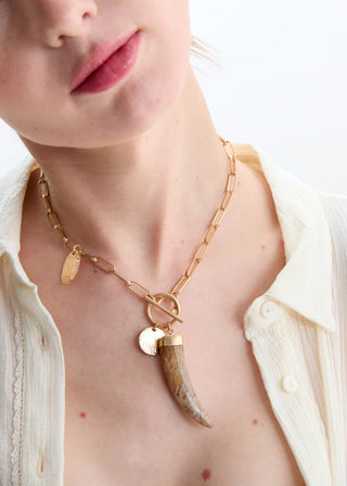 RORY NECKLACE WITH STONE PENDANT