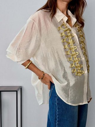 Camicia Napoleon Crema