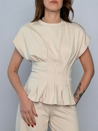 Haveone butter trousers set