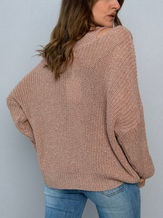 Maglia cut out lurex Susy Mix