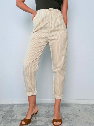Pantalone cotone righe 5283