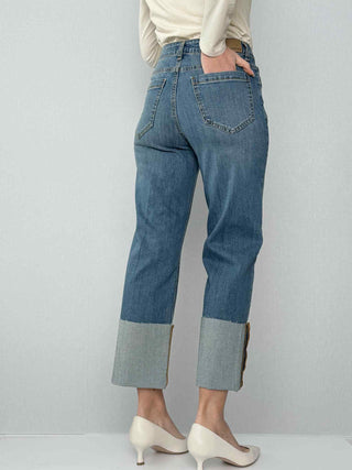 Jeans ribalta alta Susy Mix
