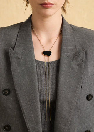COLLANA CON PIETRA REGOLABILE ORO