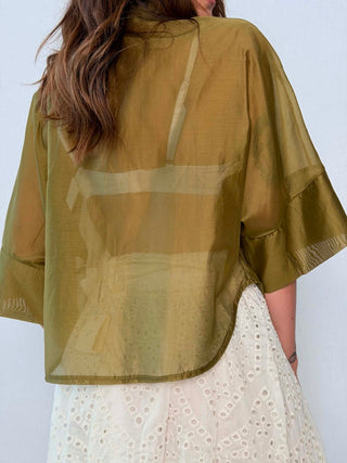 Camicia Rimini Verde Olio