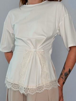T-Shirt pizzo 56227