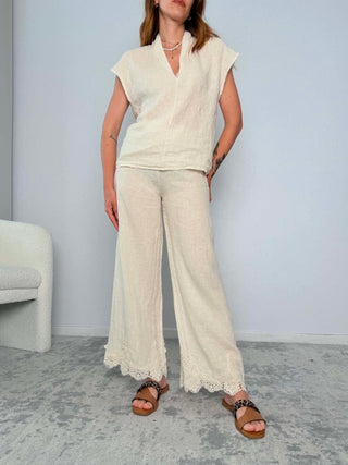 Completo Lino Casacca-Pantalone