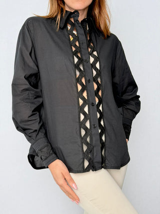 Muslin shirt with lace - HaveOne