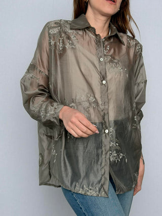 Camicia ricamo Susy Mix Salvia